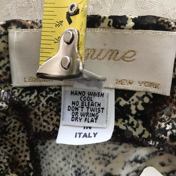 NWT Janine sequin snakeskin halter dress SZ M - Picture 11 of 13